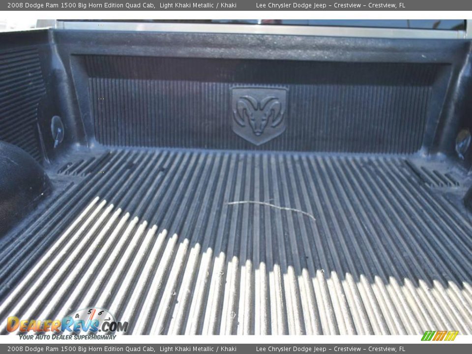 2008 Dodge Ram 1500 Big Horn Edition Quad Cab Light Khaki Metallic / Khaki Photo #23