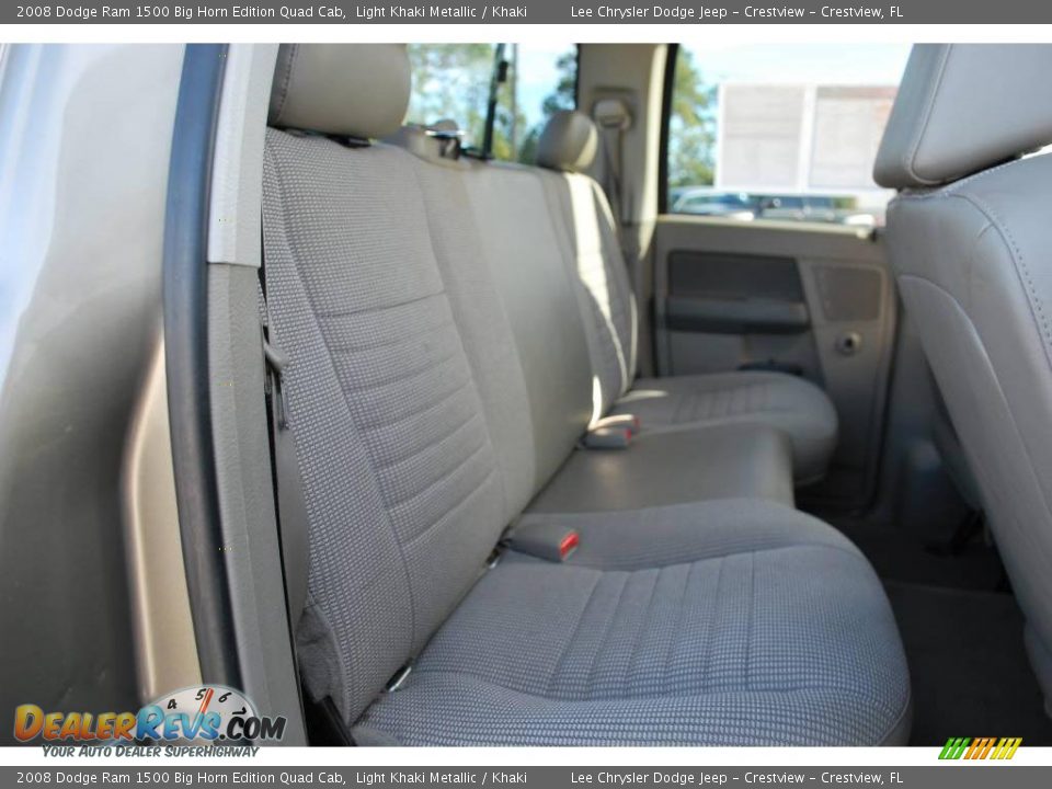 2008 Dodge Ram 1500 Big Horn Edition Quad Cab Light Khaki Metallic / Khaki Photo #24