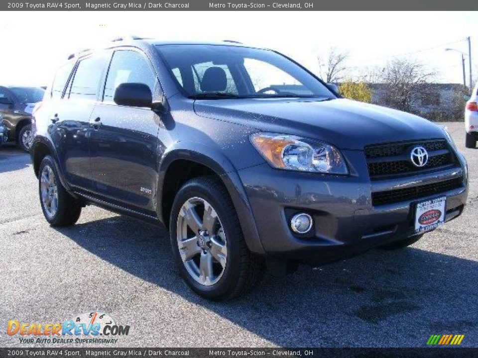 2009 Toyota RAV4 Sport Magnetic Gray Mica / Dark Charcoal Photo #1