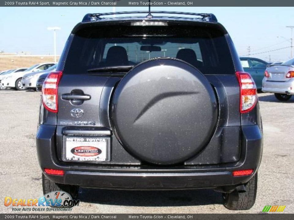 2009 Toyota RAV4 Sport Magnetic Gray Mica / Dark Charcoal Photo #4