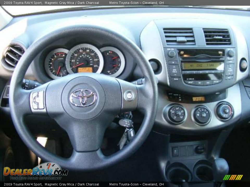 2009 Toyota RAV4 Sport Magnetic Gray Mica / Dark Charcoal Photo #14