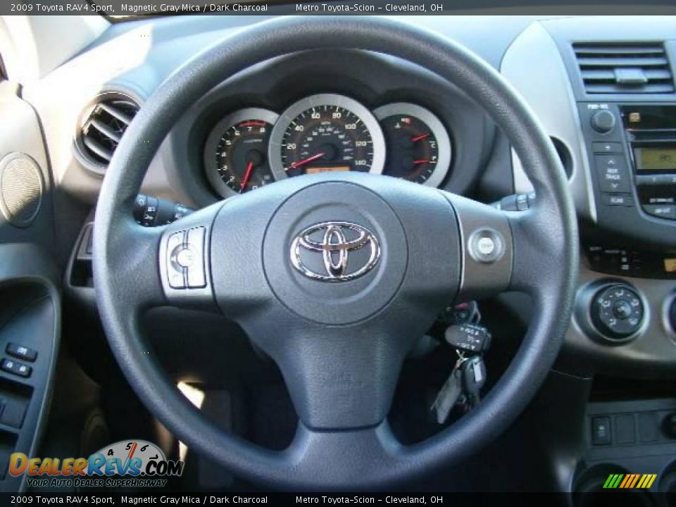 2009 Toyota RAV4 Sport Magnetic Gray Mica / Dark Charcoal Photo #15