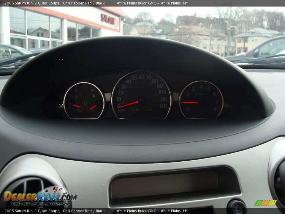 2006 Saturn ION 2 Quad Coupe Chili Pepper Red / Black Photo #22