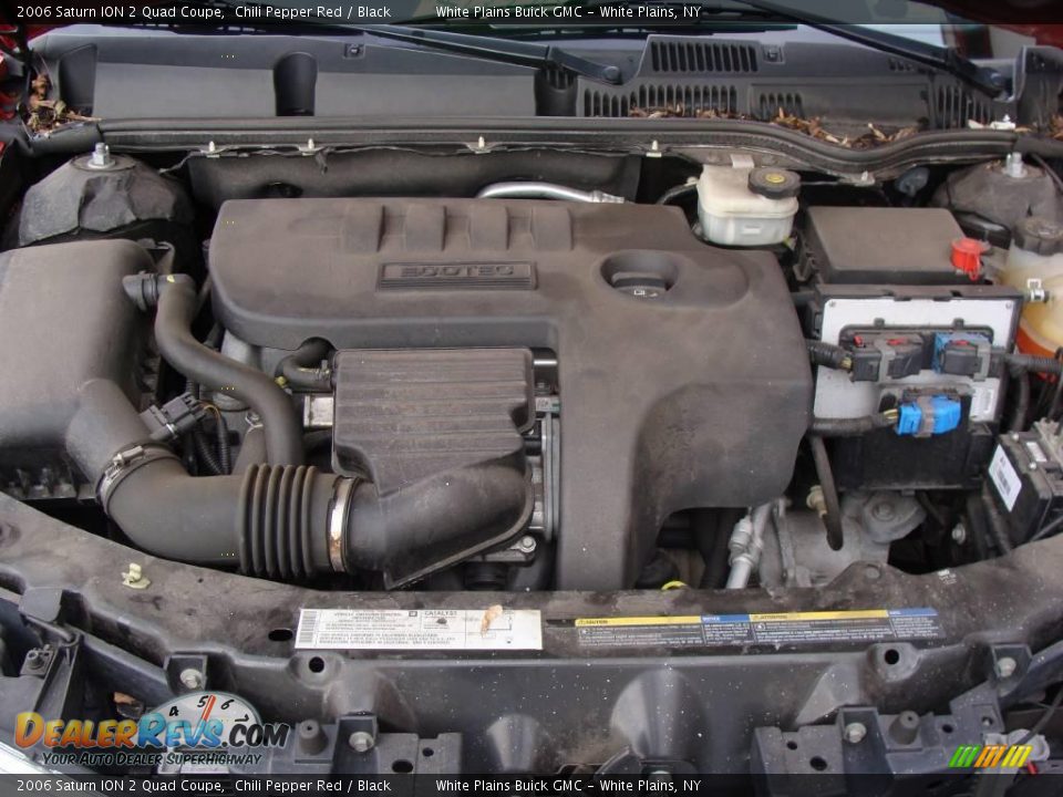 2006 Saturn ION 2 Quad Coupe Chili Pepper Red / Black Photo #27