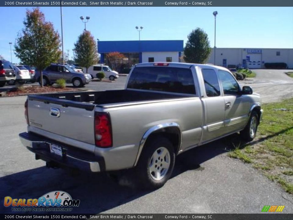 2006 Chevrolet Silverado 1500 Extended Cab Silver Birch Metallic / Dark Charcoal Photo #5