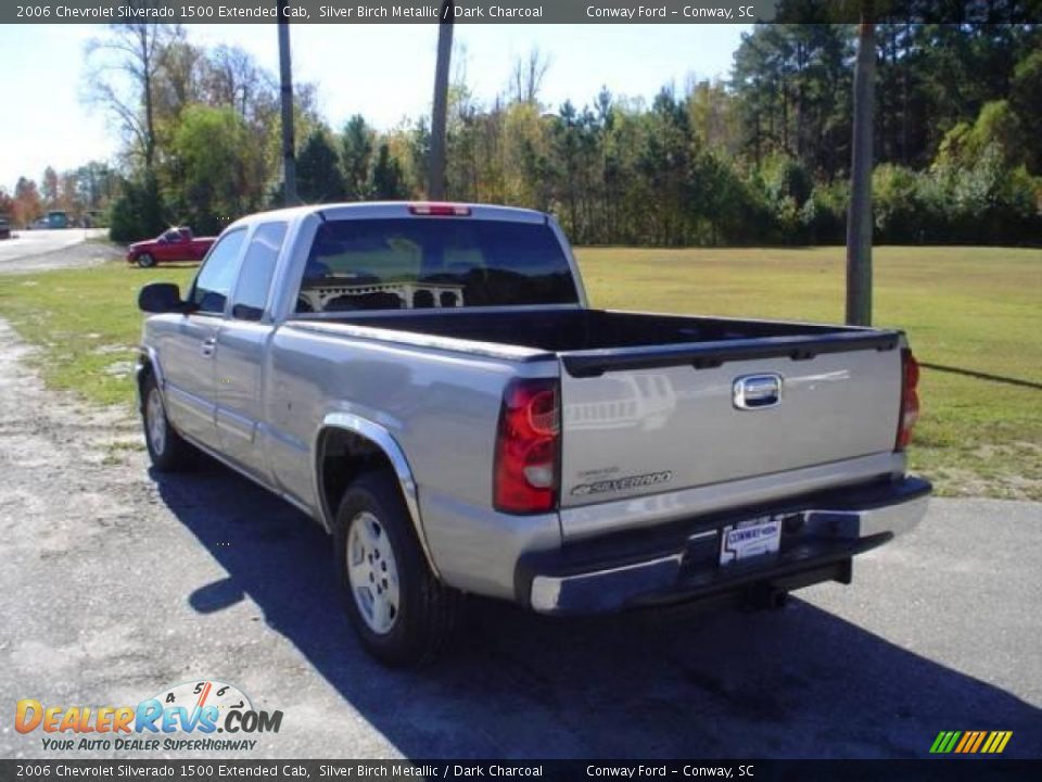 2006 Chevrolet Silverado 1500 Extended Cab Silver Birch Metallic / Dark Charcoal Photo #7