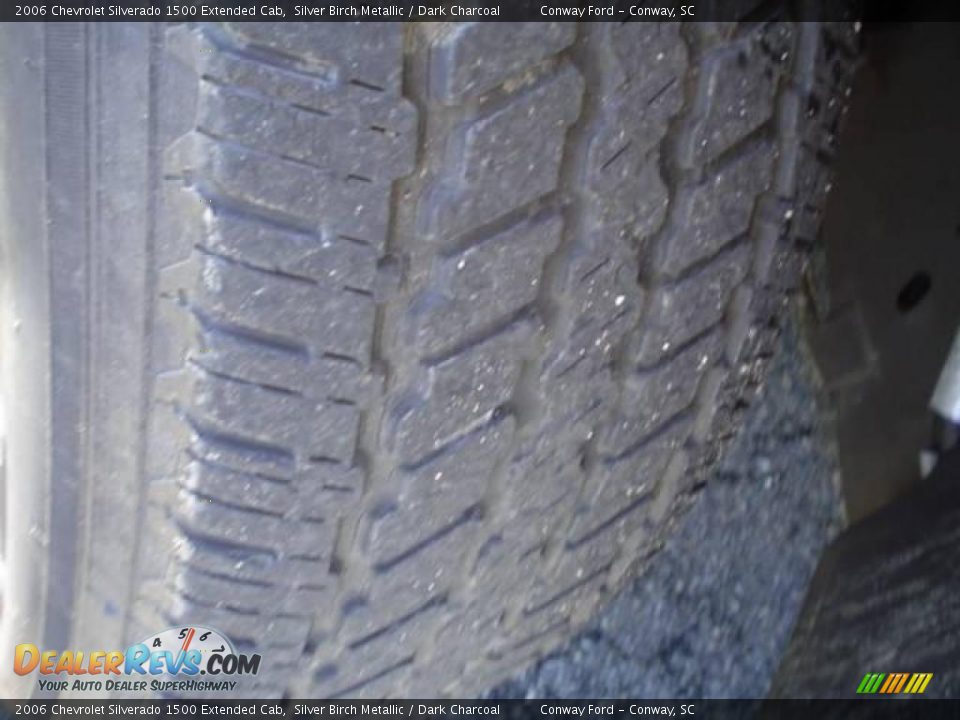 2006 Chevrolet Silverado 1500 Extended Cab Silver Birch Metallic / Dark Charcoal Photo #10