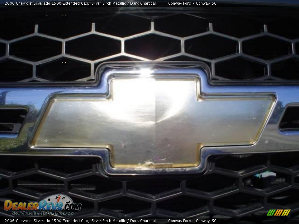 2006 Chevrolet Silverado 1500 Extended Cab Silver Birch Metallic / Dark Charcoal Photo #12
