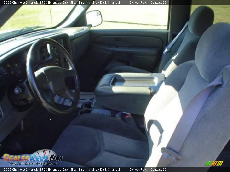 2006 Chevrolet Silverado 1500 Extended Cab Silver Birch Metallic / Dark Charcoal Photo #20