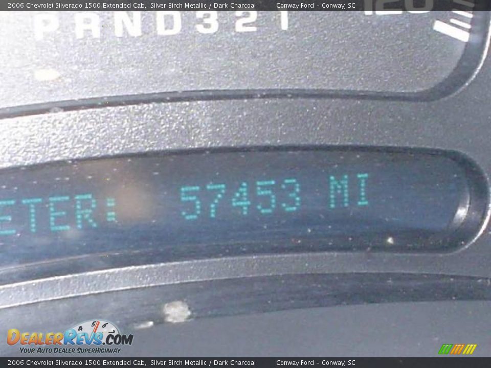 2006 Chevrolet Silverado 1500 Extended Cab Silver Birch Metallic / Dark Charcoal Photo #25