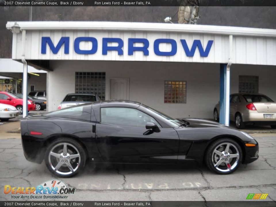 2007 Chevrolet Corvette Coupe Black / Ebony Photo #1