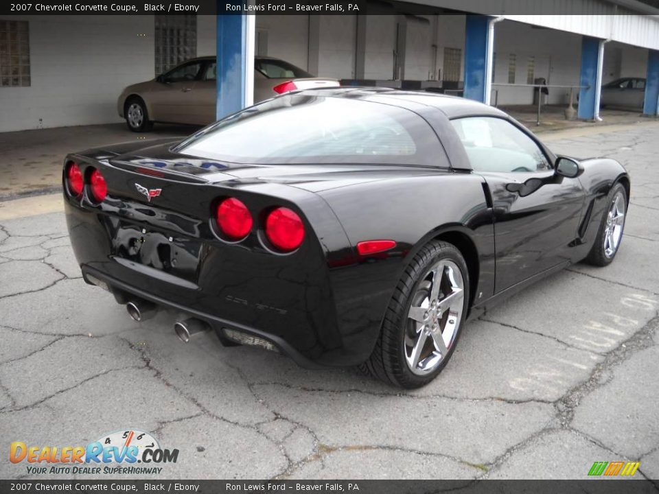 2007 Chevrolet Corvette Coupe Black / Ebony Photo #2