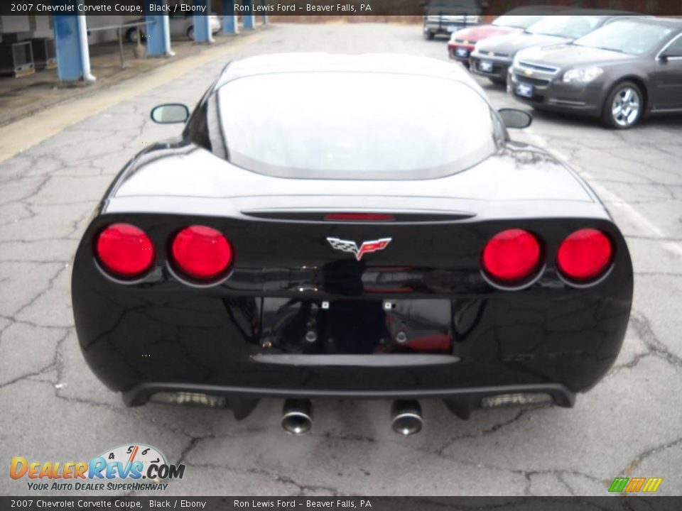 2007 Chevrolet Corvette Coupe Black / Ebony Photo #3