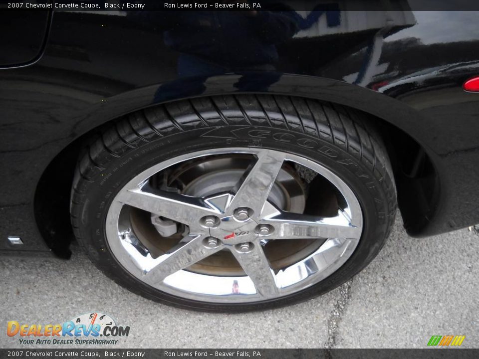 2007 Chevrolet Corvette Coupe Black / Ebony Photo #12