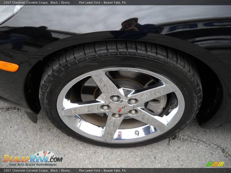 2007 Chevrolet Corvette Coupe Black / Ebony Photo #14