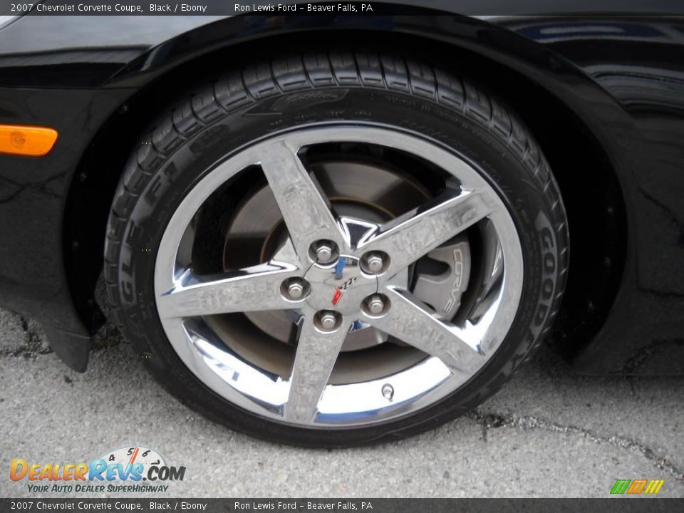 2007 Chevrolet Corvette Coupe Black / Ebony Photo #15