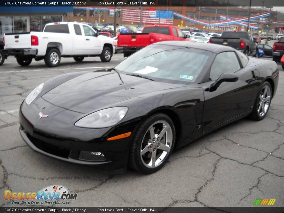2007 Chevrolet Corvette Coupe Black / Ebony Photo #16