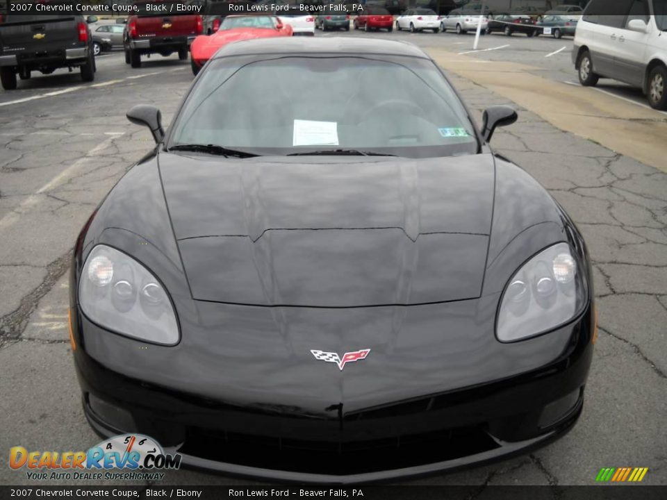 2007 Chevrolet Corvette Coupe Black / Ebony Photo #17