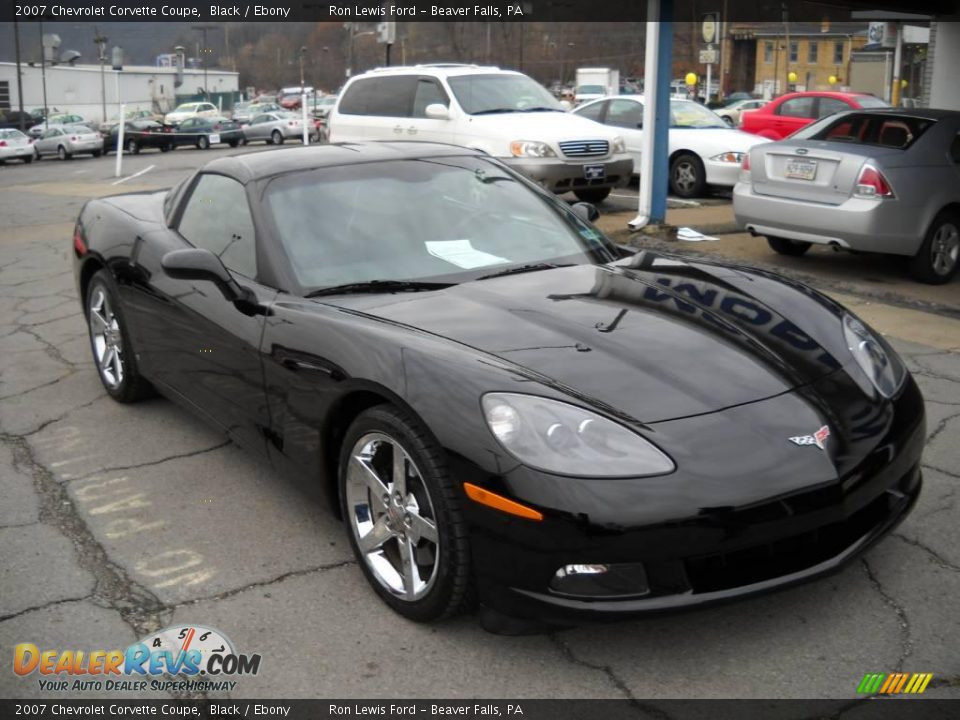2007 Chevrolet Corvette Coupe Black / Ebony Photo #18