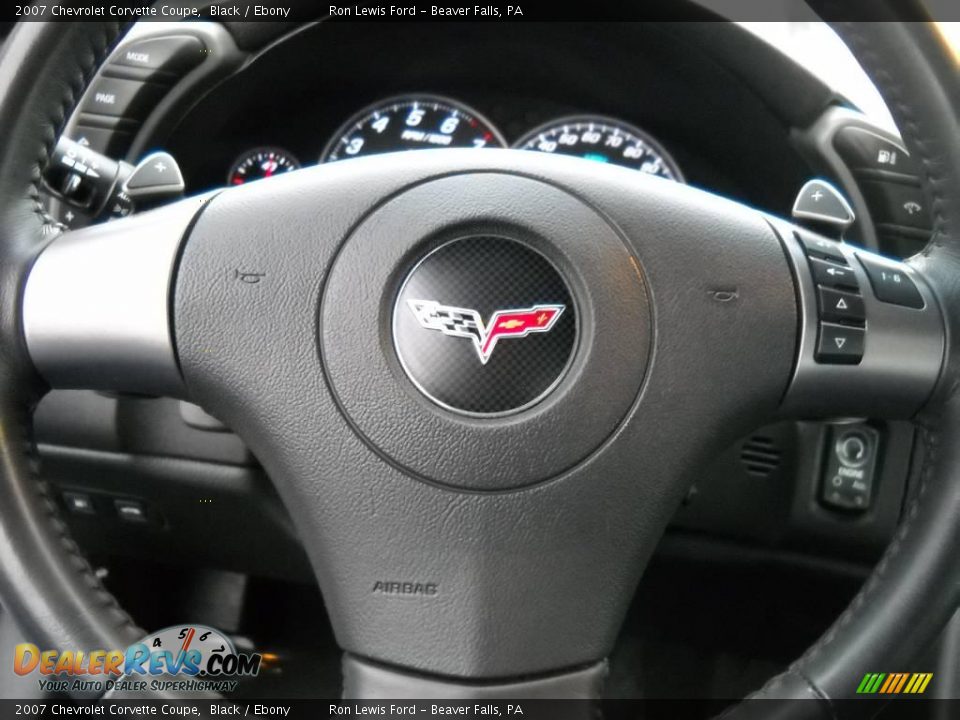 2007 Chevrolet Corvette Coupe Black / Ebony Photo #24