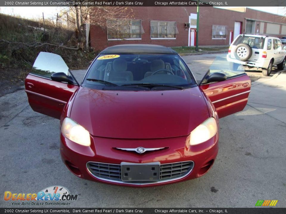 2002 Chrysler Sebring LX Convertible Dark Garnet Red Pearl / Dark Slate Gray Photo #1