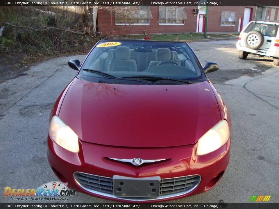 2002 Chrysler Sebring LX Convertible Dark Garnet Red Pearl / Dark Slate Gray Photo #15