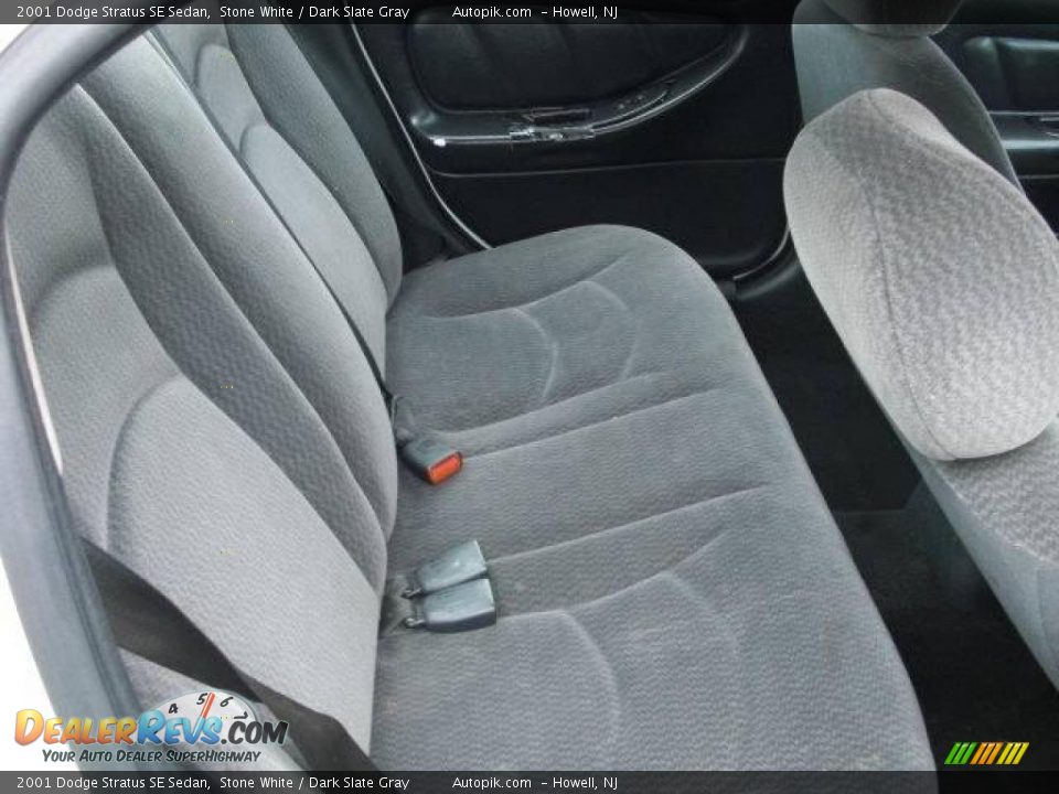 2001 Dodge Stratus SE Sedan Stone White / Dark Slate Gray Photo #11