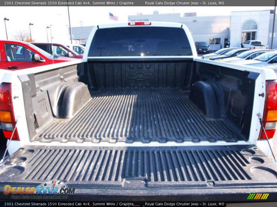 2001 Chevrolet Silverado 1500 Extended Cab 4x4 Summit White / Graphite Photo #5