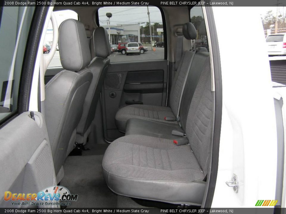 2008 Dodge Ram 2500 Big Horn Quad Cab 4x4 Bright White / Medium Slate Gray Photo #6