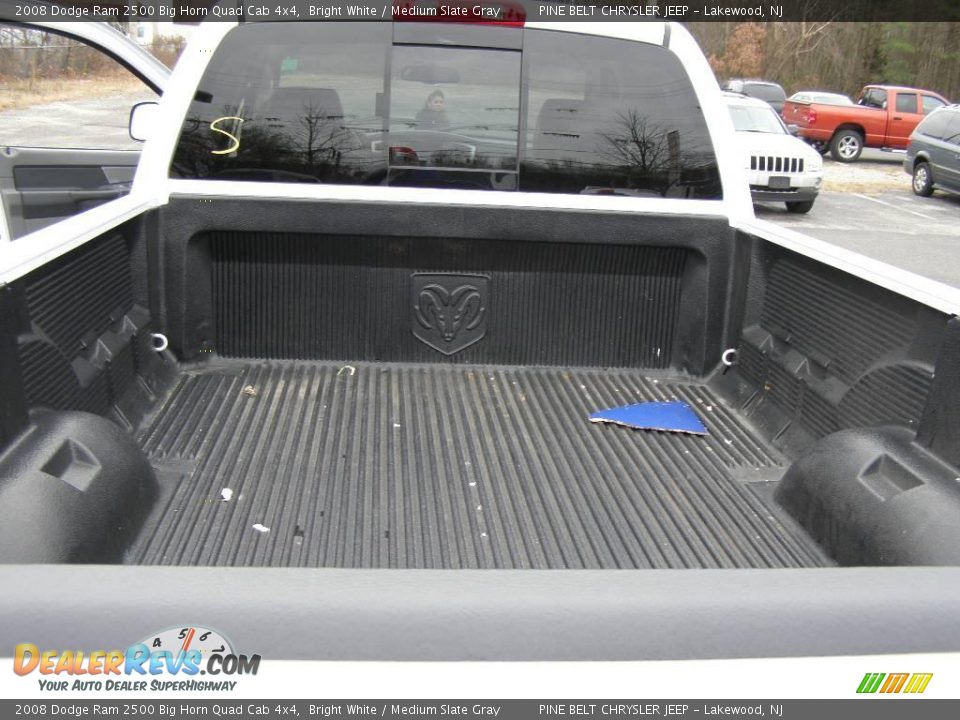 2008 Dodge Ram 2500 Big Horn Quad Cab 4x4 Bright White / Medium Slate Gray Photo #11