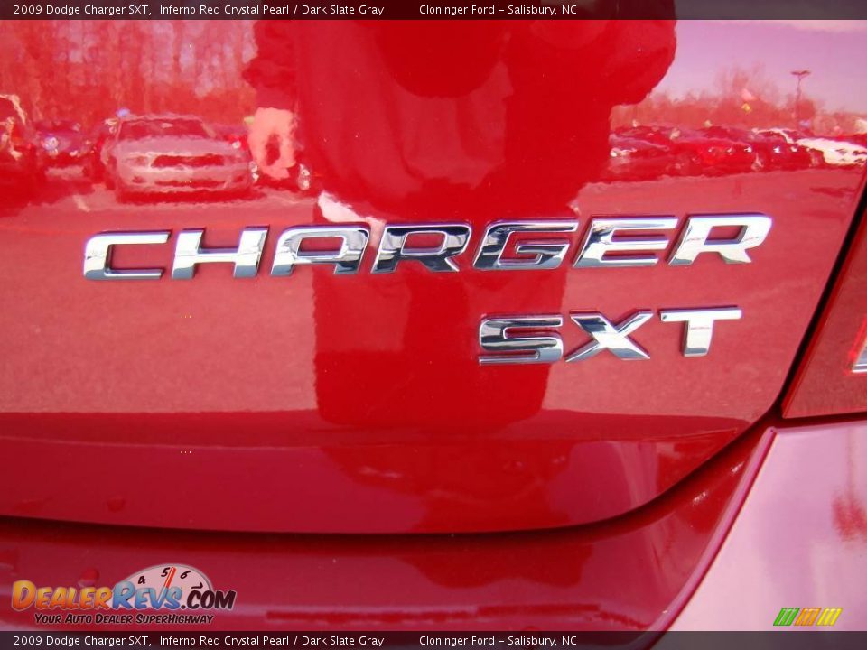 2009 Dodge Charger SXT Inferno Red Crystal Pearl / Dark Slate Gray Photo #14