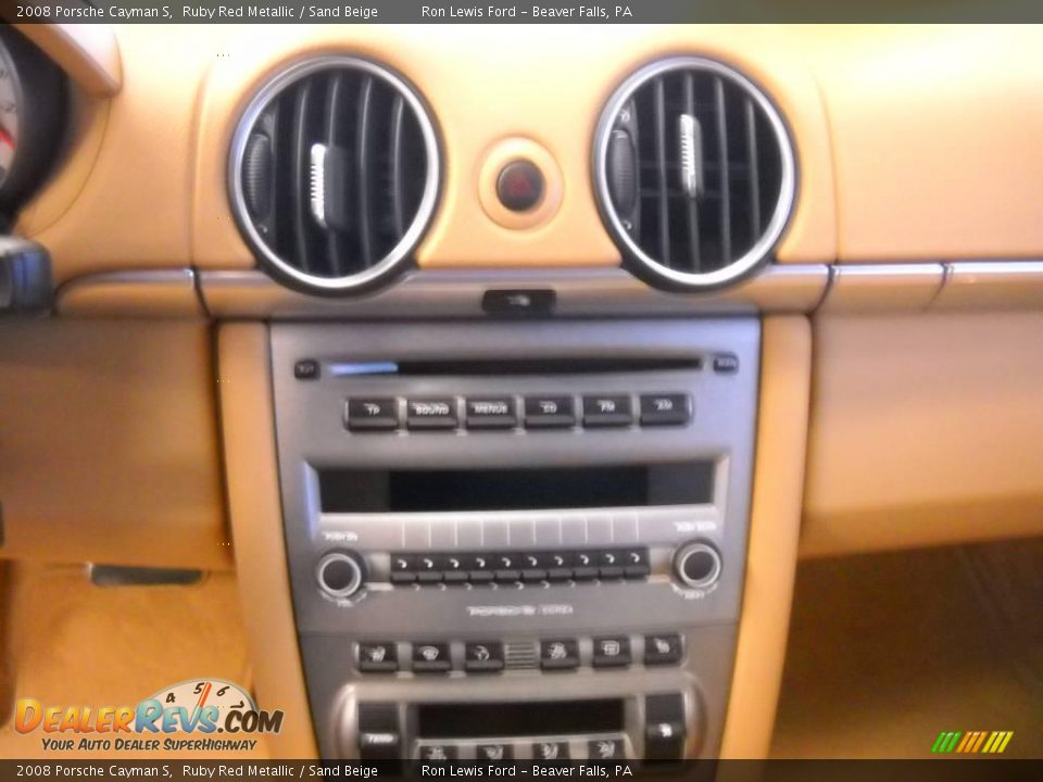 2008 Porsche Cayman S Ruby Red Metallic / Sand Beige Photo #22