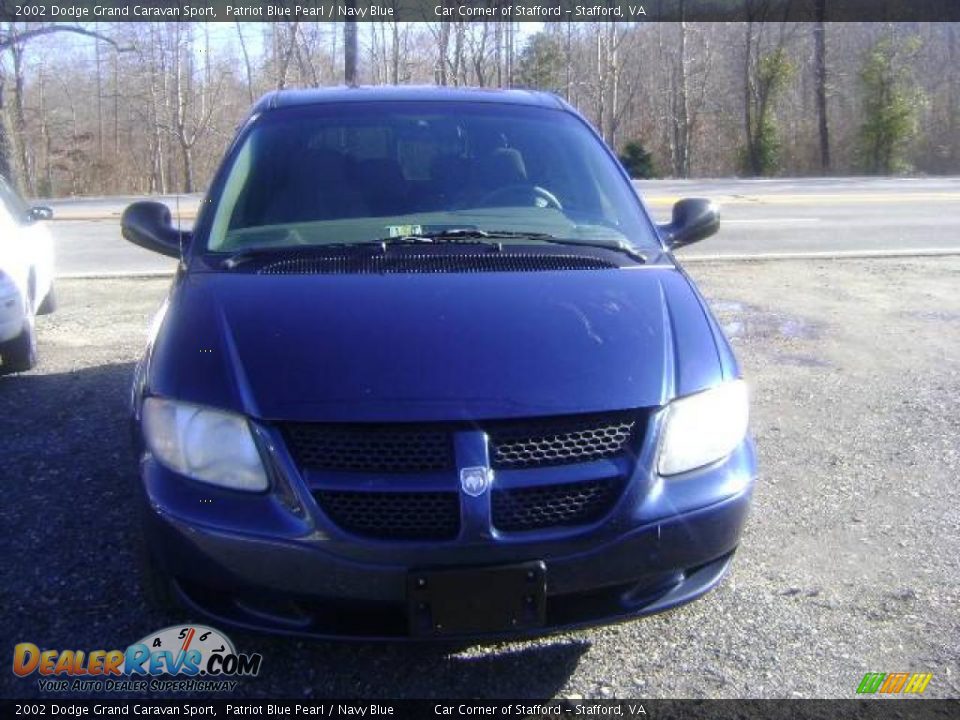 2002 Dodge Grand Caravan Sport Patriot Blue Pearl / Navy Blue Photo #1