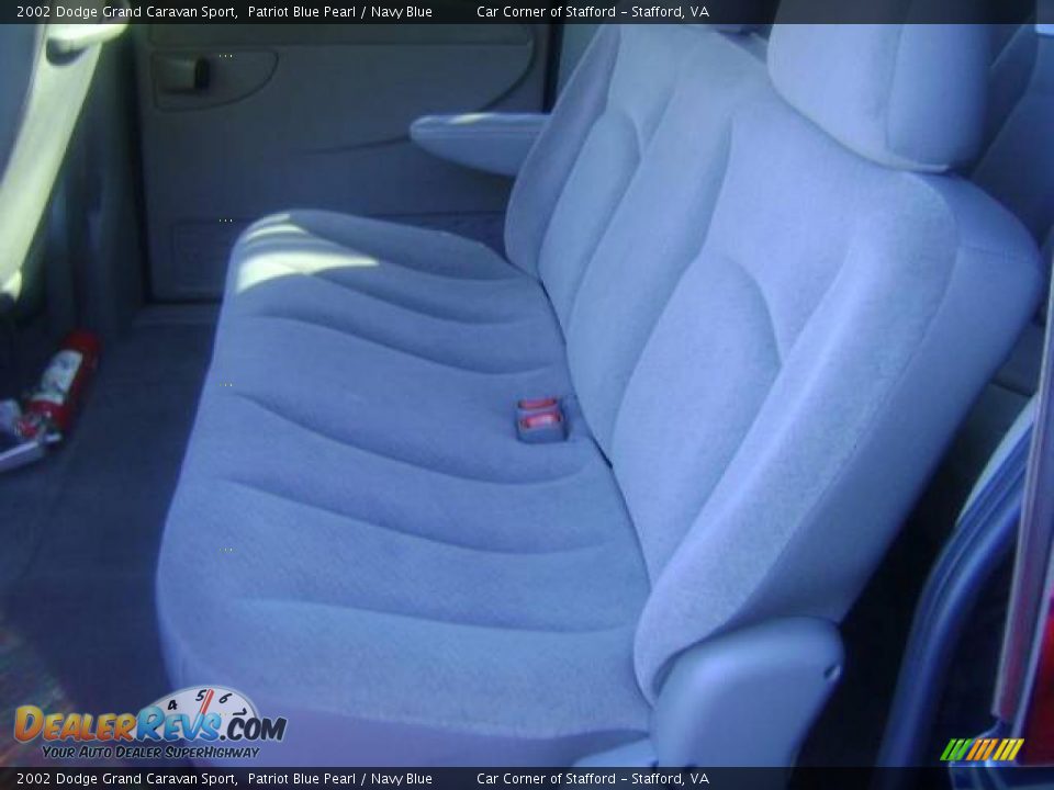 2002 Dodge Grand Caravan Sport Patriot Blue Pearl / Navy Blue Photo #19