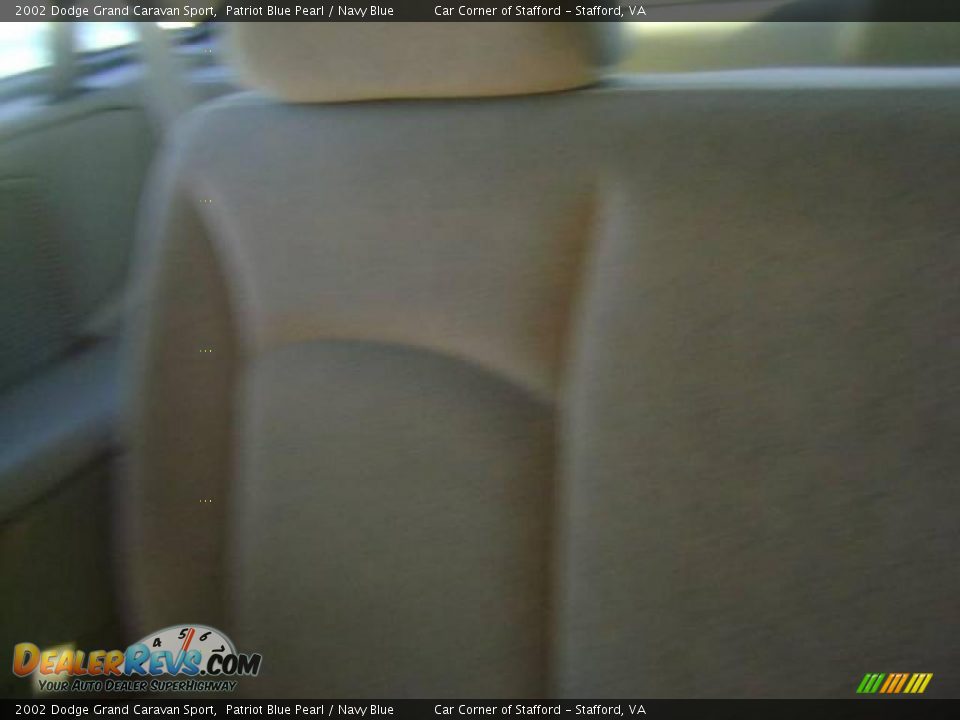 2002 Dodge Grand Caravan Sport Patriot Blue Pearl / Navy Blue Photo #31
