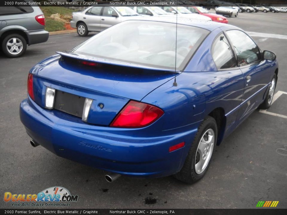 2003 Pontiac Sunfire Electric Blue Metallic / Graphite Photo #2