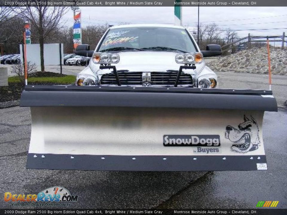 2009 Dodge Ram 2500 Big Horn Edition Quad Cab 4x4 Bright White / Medium Slate Gray Photo #14