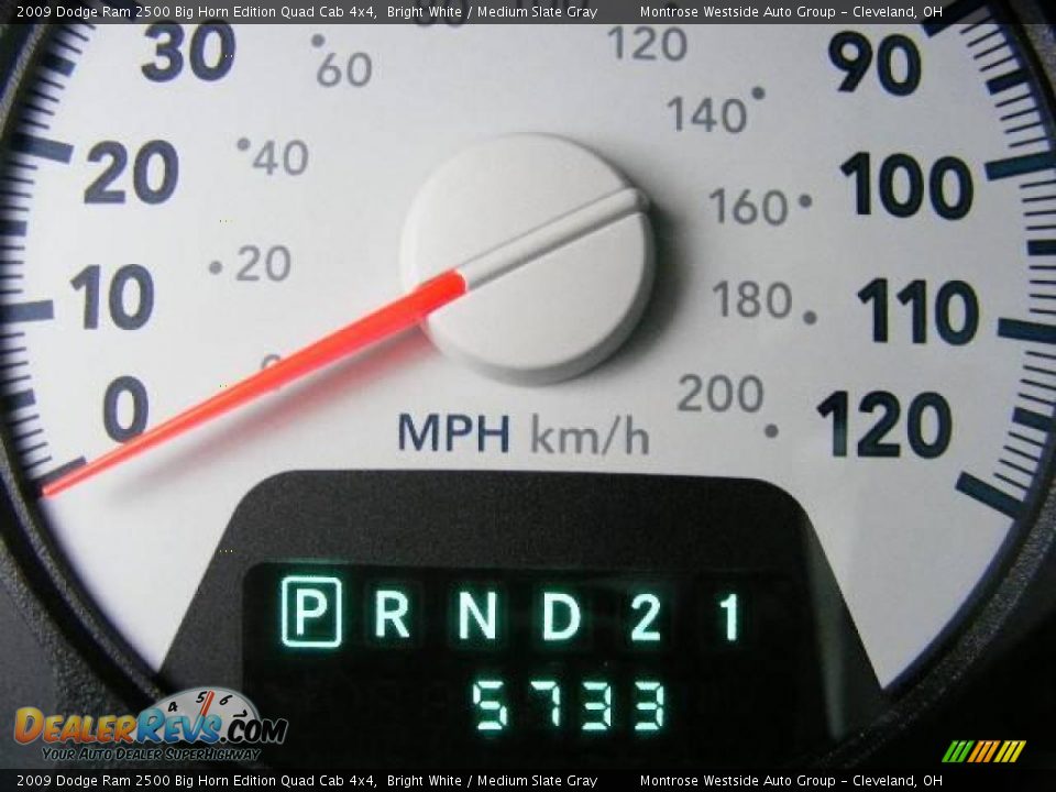 2009 Dodge Ram 2500 Big Horn Edition Quad Cab 4x4 Bright White / Medium Slate Gray Photo #26