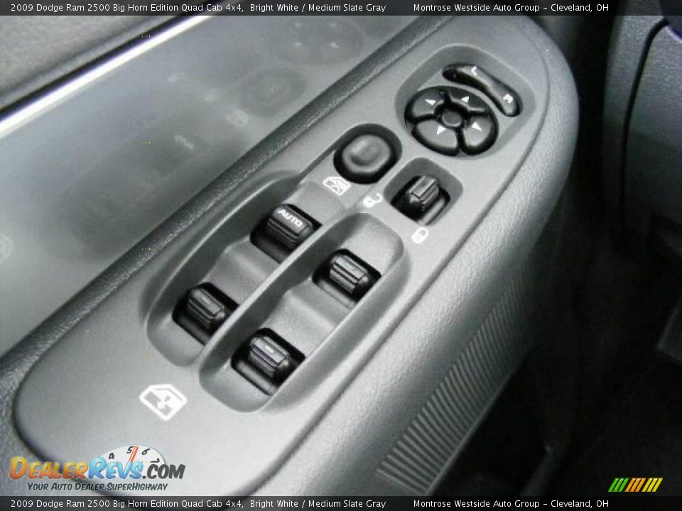 2009 Dodge Ram 2500 Big Horn Edition Quad Cab 4x4 Bright White / Medium Slate Gray Photo #31