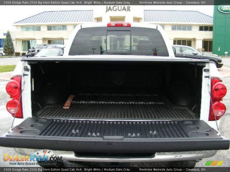 2009 Dodge Ram 2500 Big Horn Edition Quad Cab 4x4 Bright White / Medium Slate Gray Photo #32