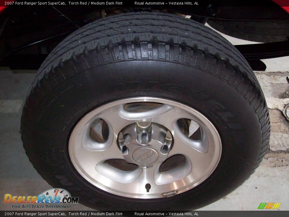 2007 Ford Ranger Sport SuperCab Torch Red / Medium Dark Flint Photo #11