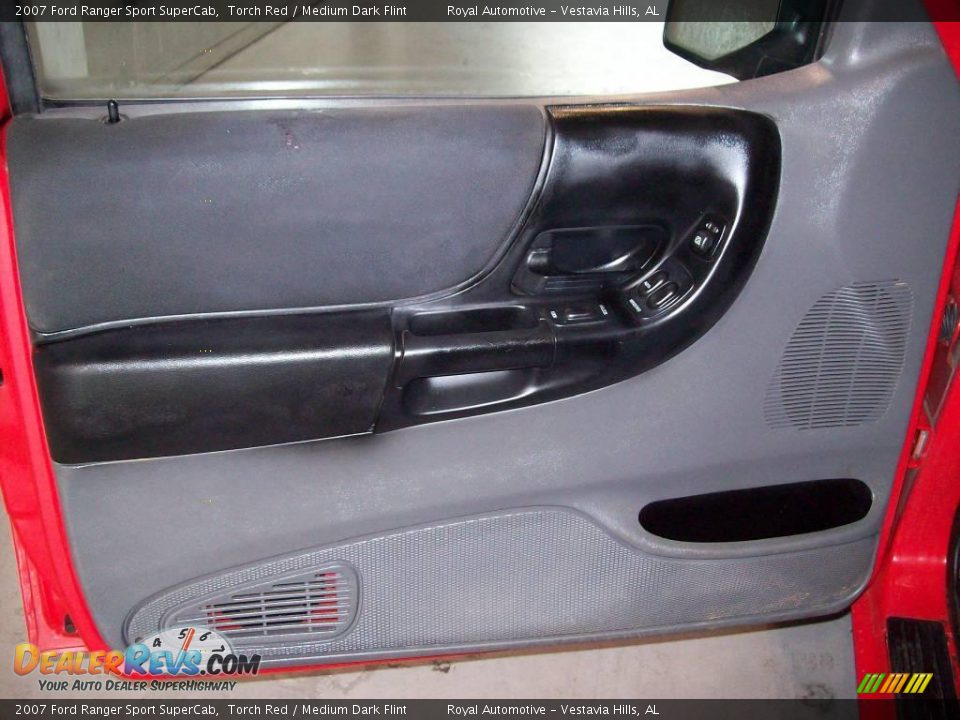 2007 Ford Ranger Sport SuperCab Torch Red / Medium Dark Flint Photo #12