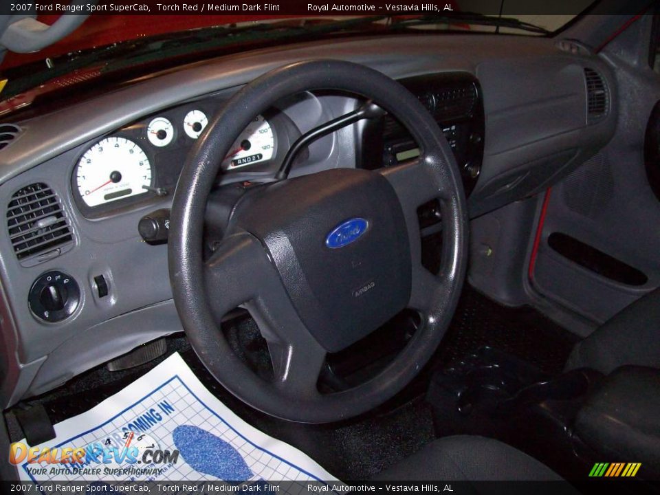 2007 Ford Ranger Sport SuperCab Torch Red / Medium Dark Flint Photo #15