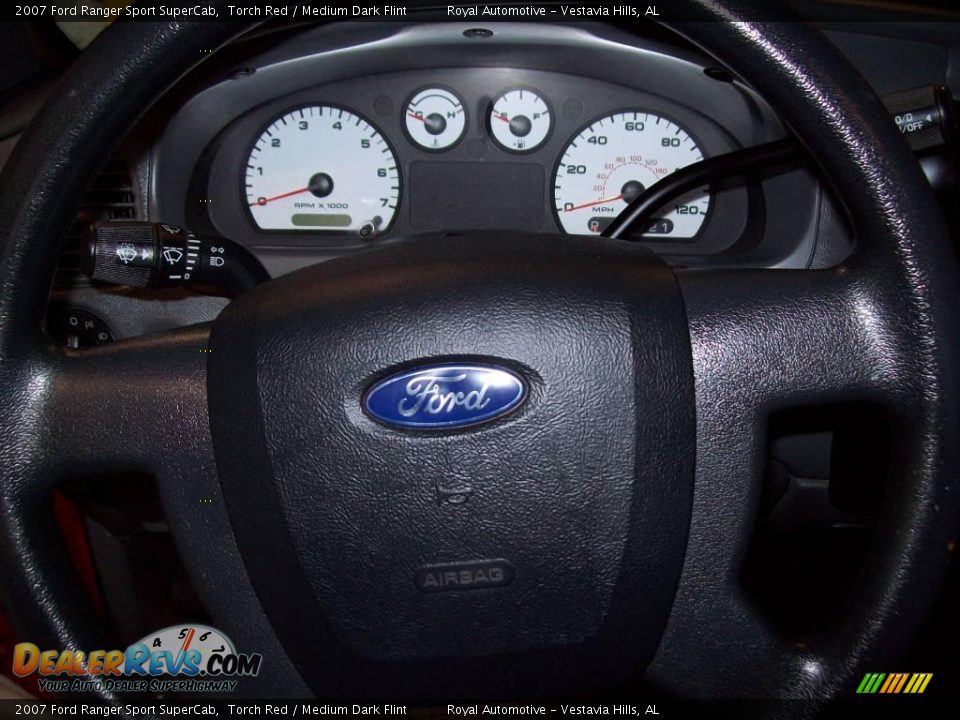2007 Ford Ranger Sport SuperCab Torch Red / Medium Dark Flint Photo #16