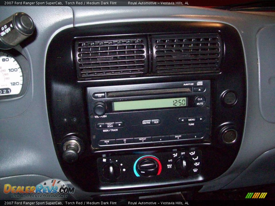 2007 Ford Ranger Sport SuperCab Torch Red / Medium Dark Flint Photo #18