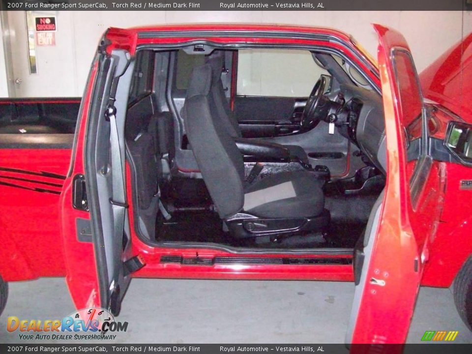 2007 Ford Ranger Sport SuperCab Torch Red / Medium Dark Flint Photo #22