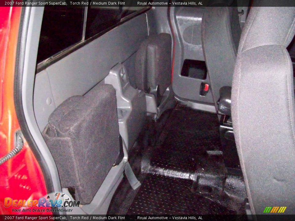 2007 Ford Ranger Sport SuperCab Torch Red / Medium Dark Flint Photo #26