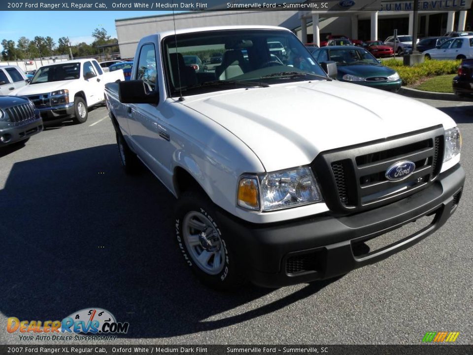 2007 Ford Ranger XL Regular Cab Oxford White / Medium Dark Flint Photo #1