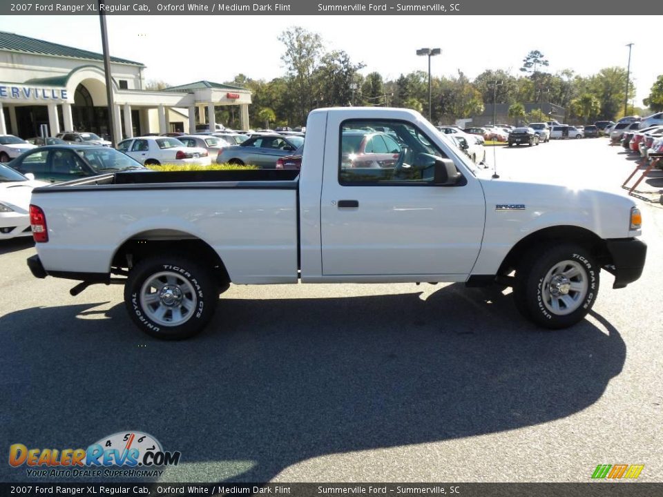 2007 Ford Ranger XL Regular Cab Oxford White / Medium Dark Flint Photo #7