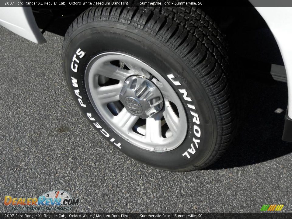 2007 Ford Ranger XL Regular Cab Oxford White / Medium Dark Flint Photo #11